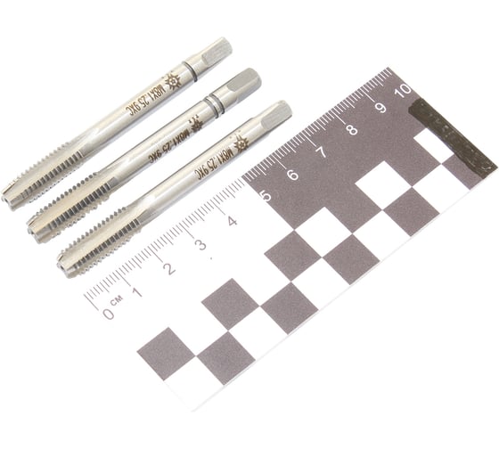 Изображение товара Метчик TLX М 8,0х1,25 9ХС, ручной, к-т из 3-хшт 75951