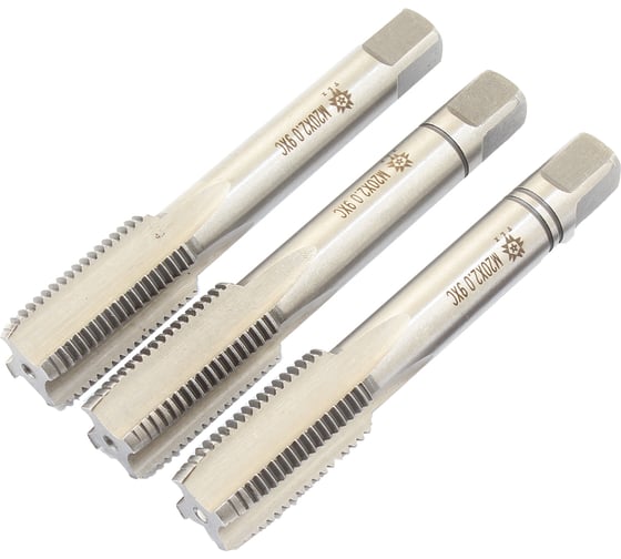 Изображение товара Метчик TLX М20,0х2,0 9ХС, ручной, к-т из 3-хшт 75963