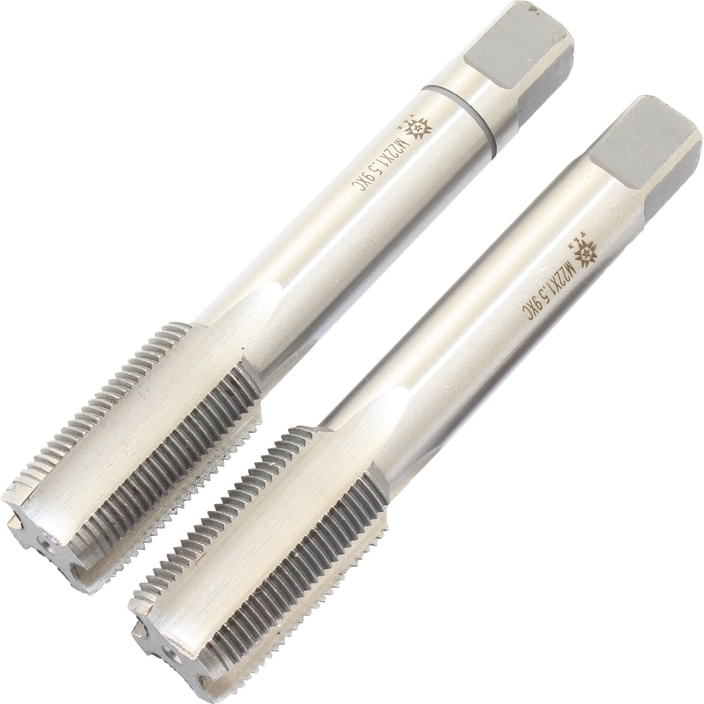 Изображение товара Метчик TLX М22,0х1,5 9ХС ручной комплект из 2 шт комт