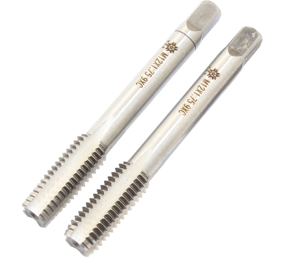 Изображение товара Метчик TLX М12,0х1,75 9ХС, ручной, к-т из 2-хшт 75922