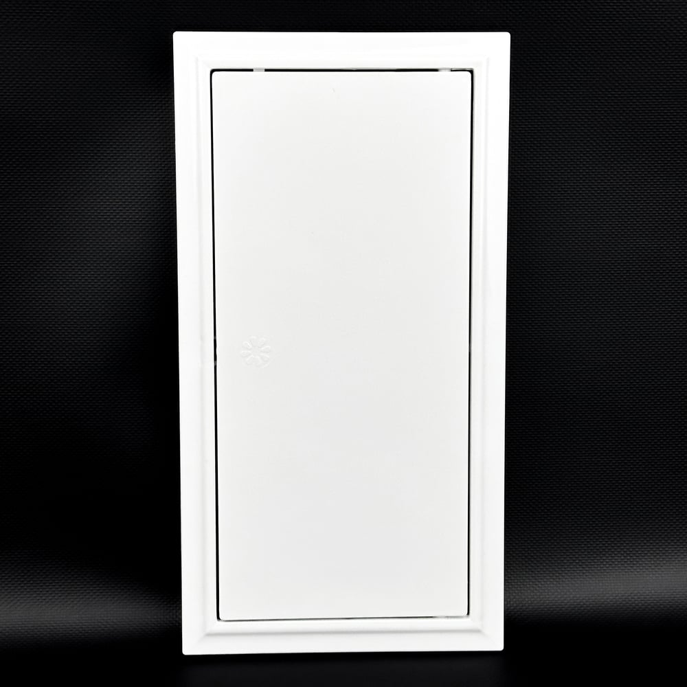 Изображение товара Люк ревизионный сантехнический KRAFTAIR 150x300 мм с замком защёлкой белый