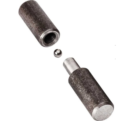 Изображение товара Левша Петля приварная гаражная d34x140 мм, с шариком (2 шт) без покрытия У1-9120.W