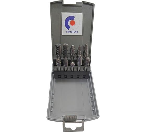 Изображение товара Набор бор-фрез PROTON из 10 шт, D12 УТ-00001161
