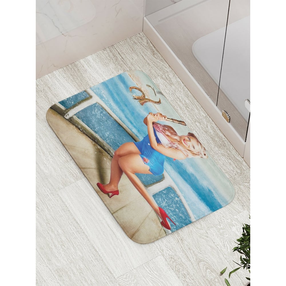 Противоскользящий коврик для ванной, сауны, бассейна JOYARTY - bath_2745