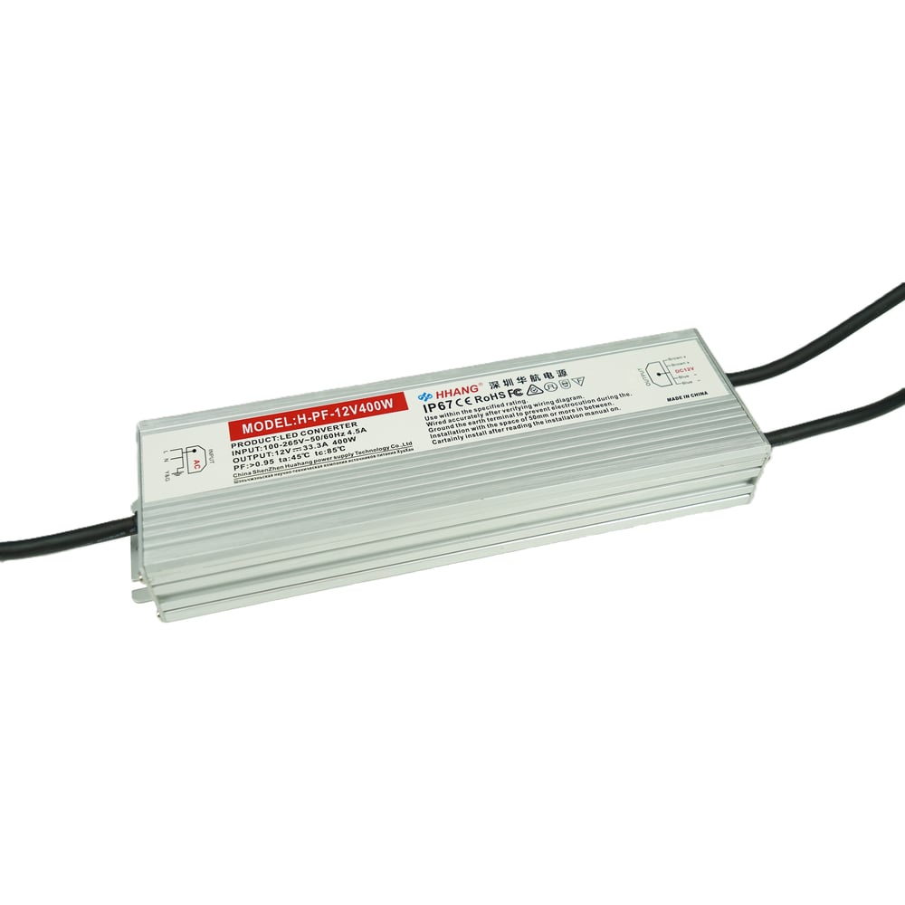 Изображение товара Блок питания DIAMOND LED SLIM 12V 400W IP67 для светодиодов