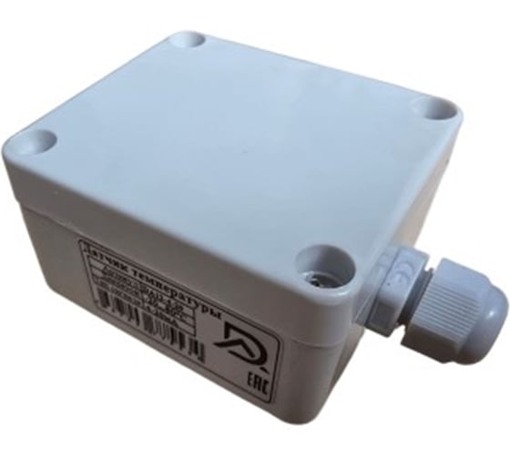 Изображение товара Датчик температуры Доступная Автоматика накладной с аналоговым выходом 4-20мА и хомутом DA12-4-20