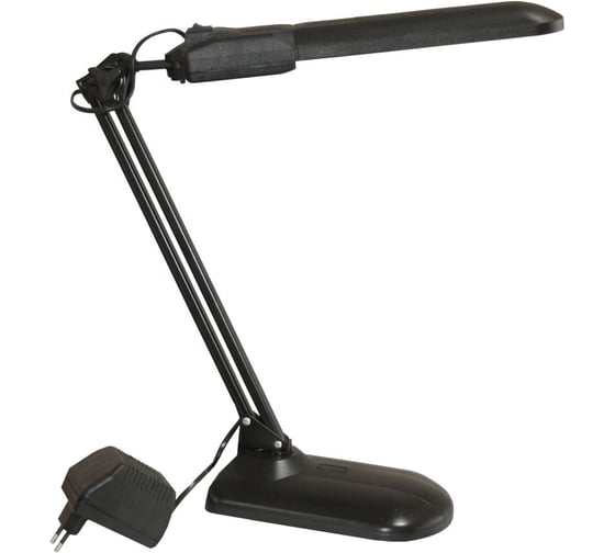 Изображение товара Светильник Трансвит Дельта 1У на подставке, с дросселем, настольный, 11Вт, с/л КЛЛ, G23, черный 53010212