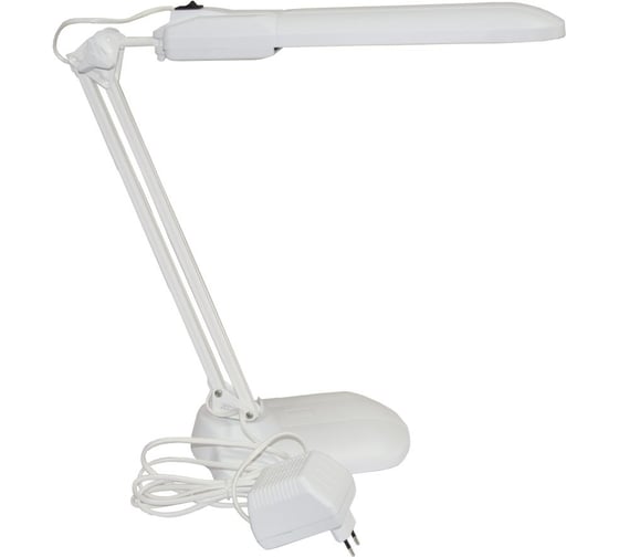 Изображение товара Светильник Трансвит Дельта 1У на подставке, с дросселем, настольный, 11Вт, с/л КЛЛ, G23, белый 53010211