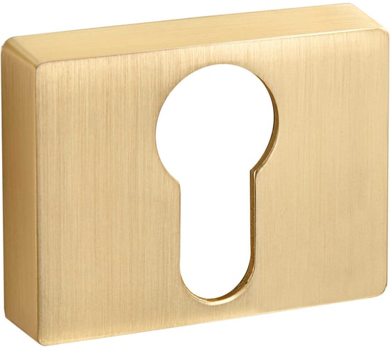 Изображение товара Накладка на цилиндр PUERTO, золото матовое, сатинированное, INET AL 01 SSG