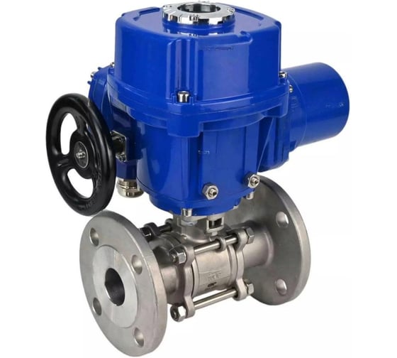 Изображение товара Кран DN.ru КШФПТ-ISO.304.180 Ду100 Ру16 WDVF, электропривод QT-W (M)-020 220В D160-68497