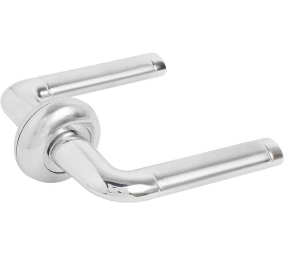 Изображение товара Комплект ручек Стандарт P28, SN/CP, мат.никель/хром, квадрат, 105 мм 16995