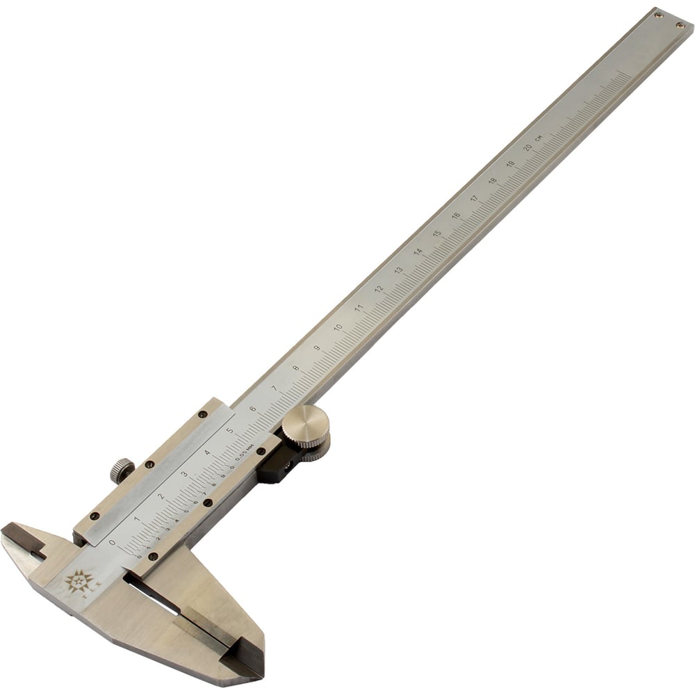 Изображение товара Штангенциркуль TLX 0-200 мм с глубиномером и твёрдосплошными губками, точность 0,05 мм