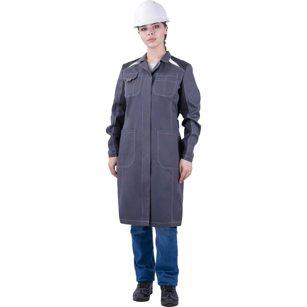 Изображение товара Летний женский халат Iform ТУРБО SAFETY с светоотражающей полосой 104-108 рост