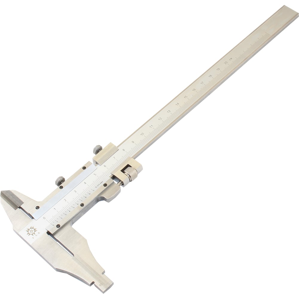 Изображение товара Штангенциркуль TLX 0-200 мм 0,05 с твёрдосплошными губками полупрофессиональный