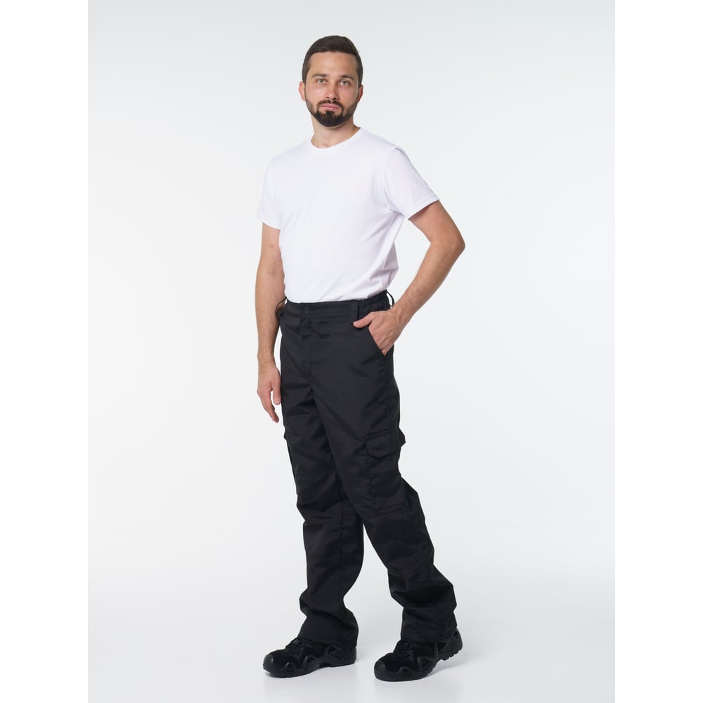 Изображение товара Мужские рабочие брюки Эпицентр №106 черные из ткани Рип-стоп 56-58