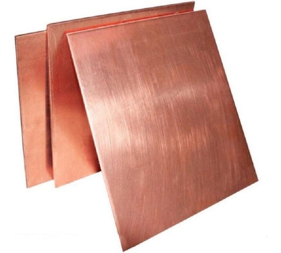 Изображение товара Лист медный АО КЗОЦМ 100x200x0,3 М1 Л.М.100.200.0,3