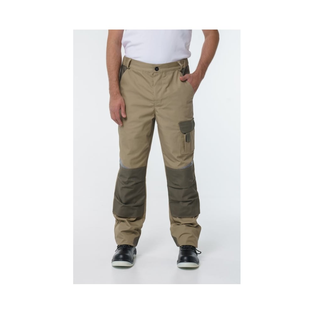Изображение товара Мужские рабочие брюки Эпицентр №116 водоотталкивающие, размеры 60-62, хаки бежевые