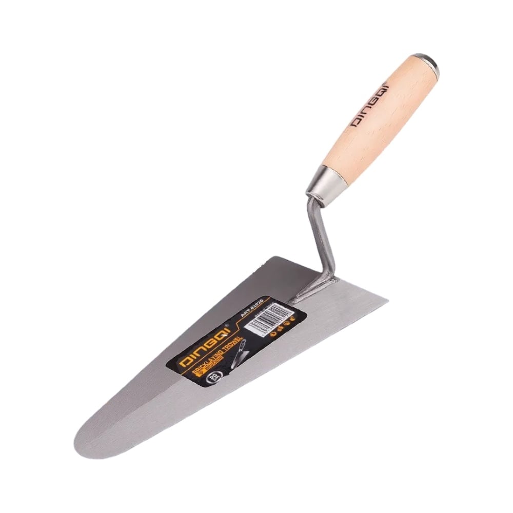 Изображение товара Мастерок каменщика DINGQI 200 мм кельма профессиональная углеродистая сталь