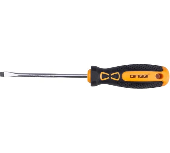 Изображение товара Отвёртка шлицевая DINGQI 100 мм , с магнитным наконечником 68204