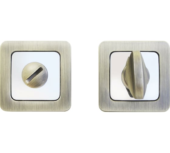 Изображение товара Сантехническая завертка к ручкам Аллюр MAB CP4132 (матовая бронза; хром) 11454