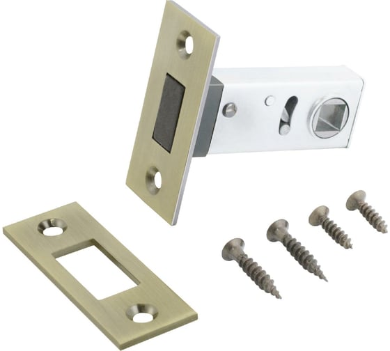 Изображение товара Защелка Аллюр L50-8M AB (старая бронза; магнитная; без ручек) 11578