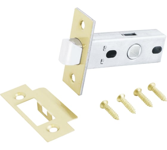 Изображение товара Защелка Аллюр L45-8 SB (матовое золото; торцевая планка 25 мм; без ручек) 11211