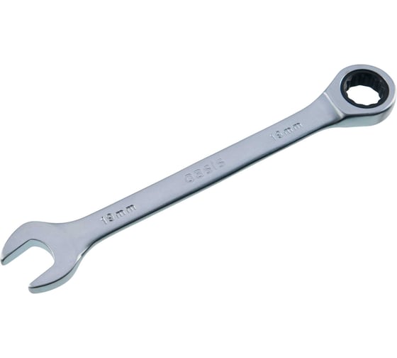 Изображение товара Гаечный ключ комбинированный с трещоткой OASIS 19 мм (матовый хром) 103011502010