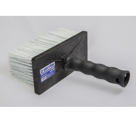 Изображение товара Кисть макловица ИНТЕК 80*180мм искусственная щетина пластиковое основание 10301-180-080