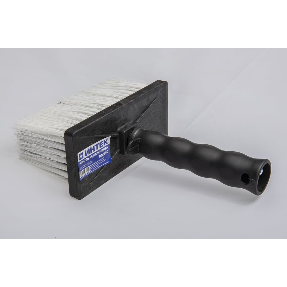 Изображение товара Кисть макловица ИНТЕК 70x150 мм с искусственной щетиной и пластиковым основанием