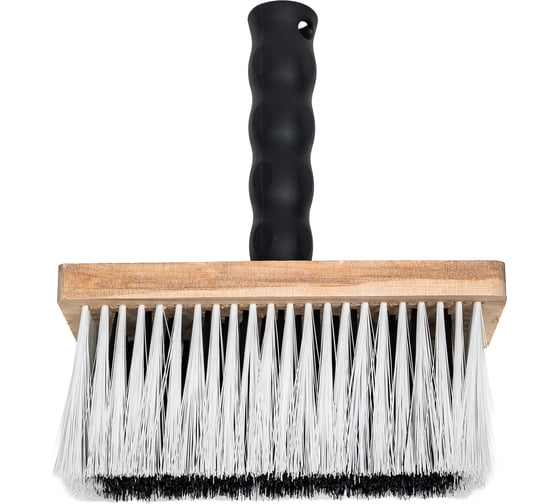 Изображение товара Кисть макловица ИНТЕК 80*180мм искусственная щетина деревянное основание 10304-180-080