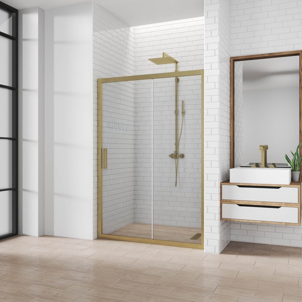 Изображение товара Дверь в душевую нишу GuteWetter GWMPKB019D2 110x200 см бронзовая
