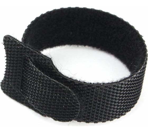 Изображение товара Хомуты-липучки Cablexpert на основе ленты Velcro 110x11 мм, черные, 12 шт. VT-110x11BK