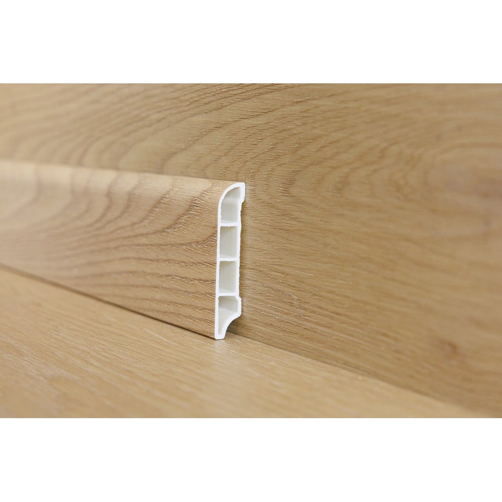 Изображение товара Плинтус Power Dekor Дуб Гавана 2400 мм влагостойкий коллекция aqua