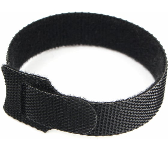 Изображение товара Хомуты-липучки Cablexpert на основе ленты Velcro 145x11 мм, черные, 12 шт. VT-145x11BK