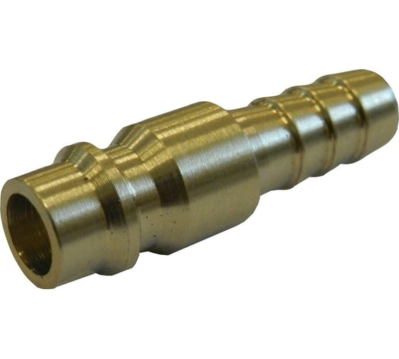 Изображение товара Штуцер быстроразъёмный латунный БРС с выходом под шланг 8 мм Профитт 9277765