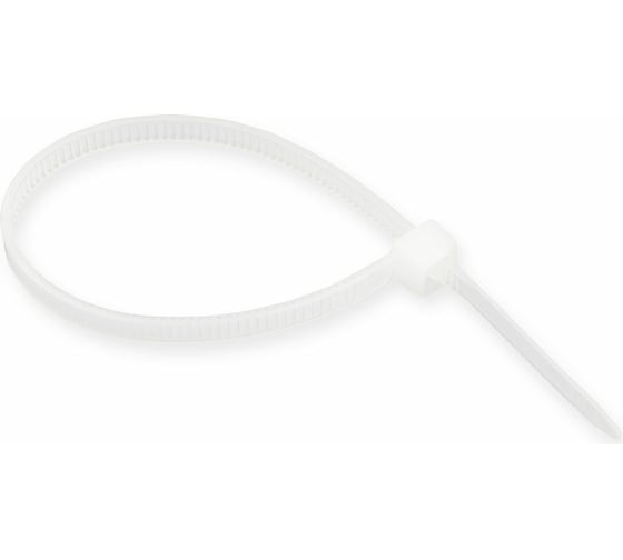 Изображение товара Пластиковые стяжки Cablexpert 150 мм х 3.6 мм, белые, 100 шт. NYT-150x3.6