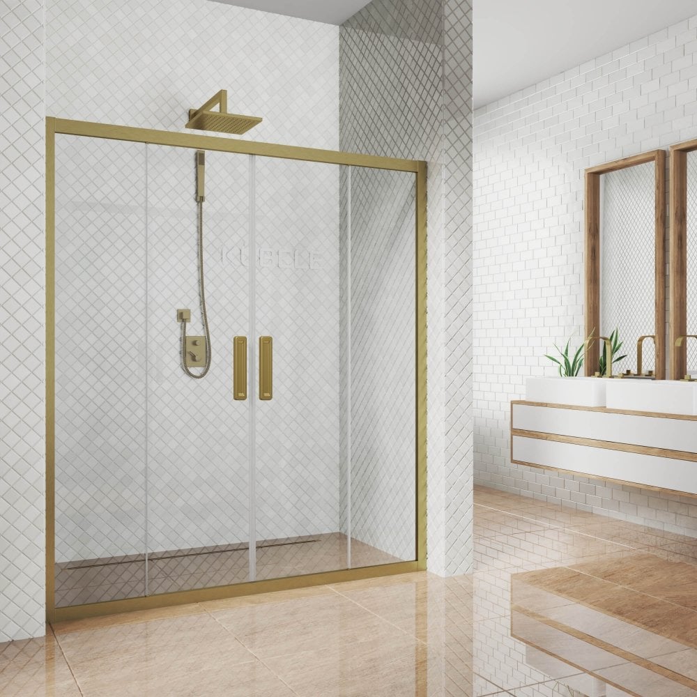 Изображение товара Дверь в душевую нишу GuteWetter GWMPKB019D4 160x200 см бронзовая