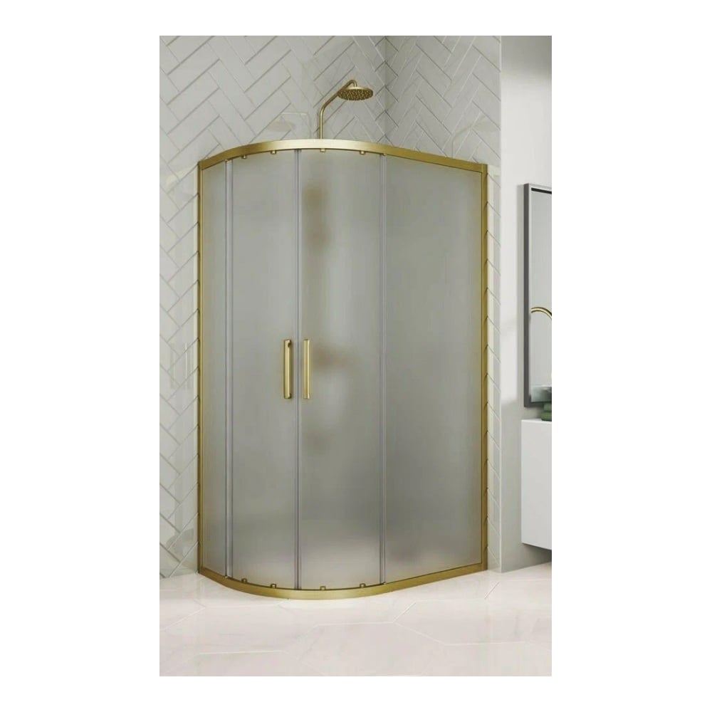 Изображение товара Душевой уголок GuteWetter GWMPKB018RB, 100x95x200 см, бронзовый