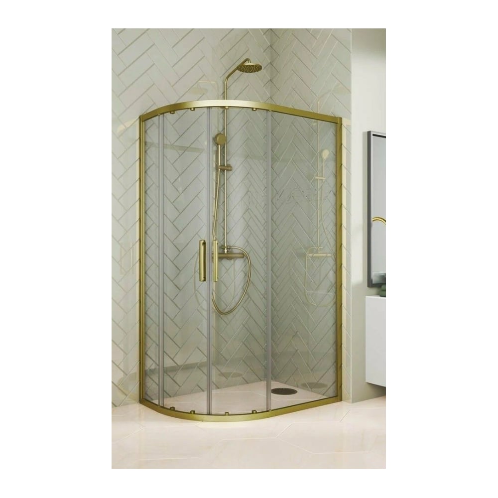 Изображение товара Душевой уголок GuteWetter GWMPKB018RB 105x85 см закаленное стекло бронза