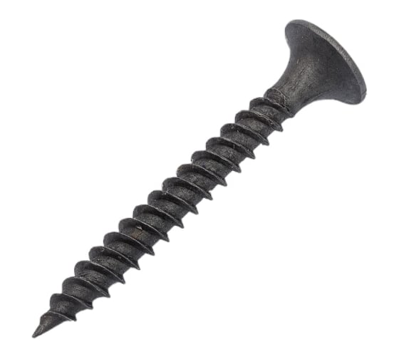 Изображение товара Саморез КРЕП-КОМП черный, универсал., 3,5х32, 100 шт. чм32мф