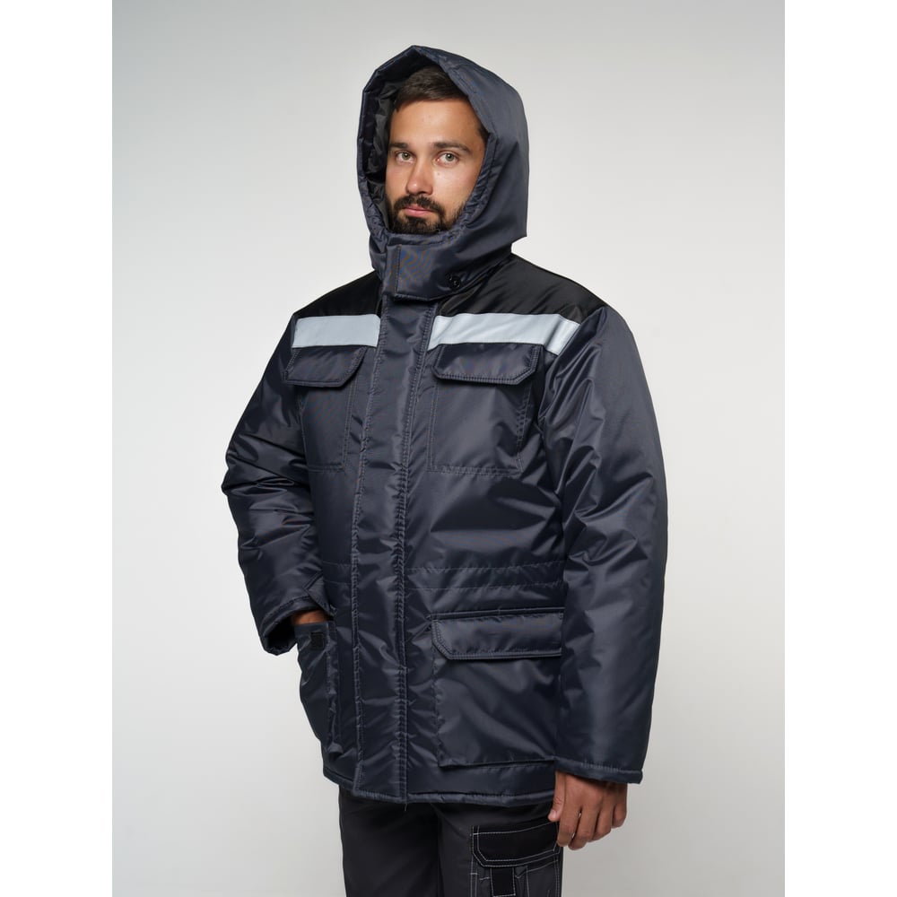 Изображение товара Мужская зимняя куртка Эпицентр Кур704 из ткани Оксфорд со световотражающими полосами