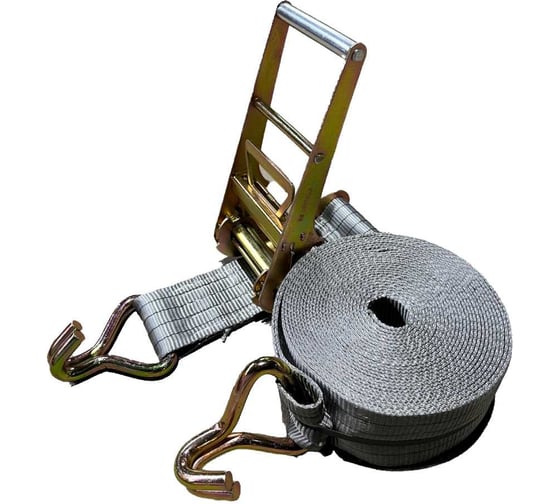 Изображение товара Стяжной ремень с крюками ТРАСТ 10/20 т, 10 000 мм (100 мм) Россия 4687201914457