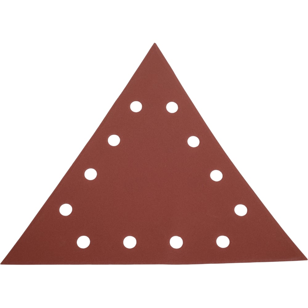 Изображение товара Треугольник шлифовальный на липучке STEHER GIRAFFE T-285 мм Р320 12 отв 5 шт