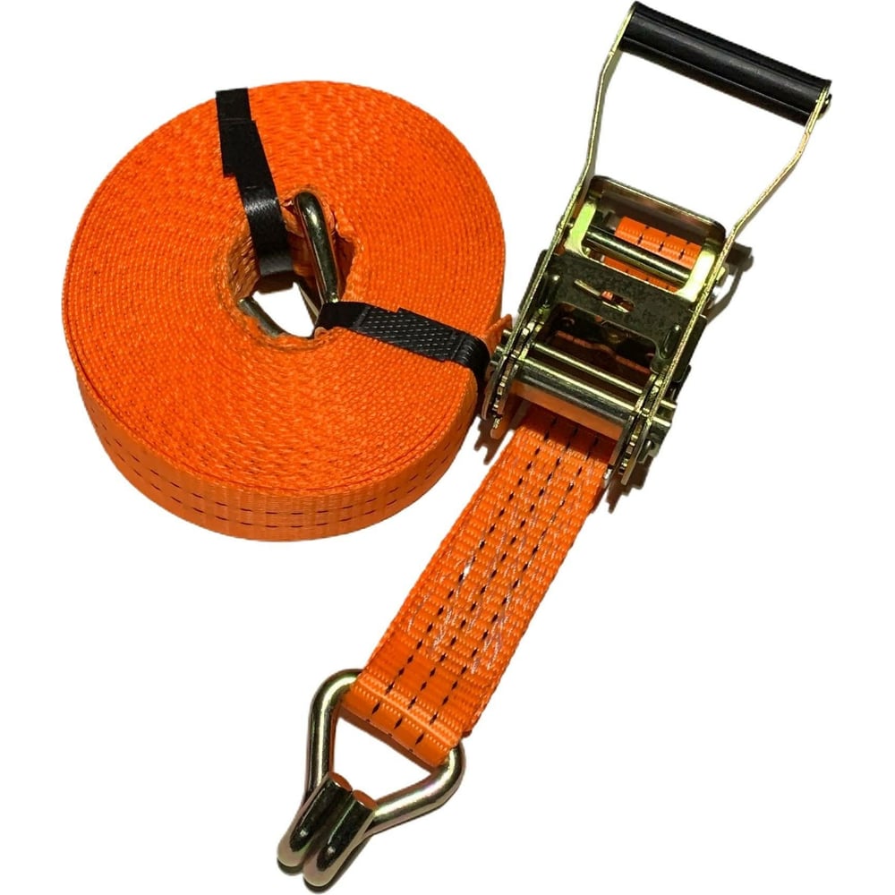 Изображение товара Стяжной ремень с крюками ТРАСТ 5 т 12 м 50 мм Россия