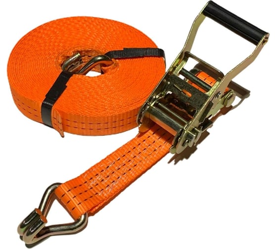 Изображение товара Стяжной ремень с крюками ТРАСТ 5 т, 5000 мм (50 мм) Россия 4687201914624