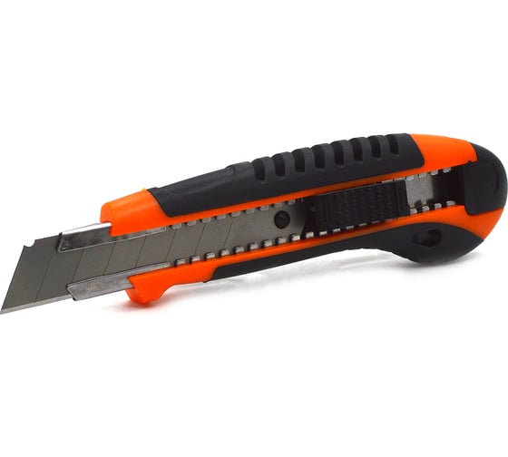 Изображение товара Нож Novocraft FOX, резиновый корпус, 18 мм, блистер FOX018003012