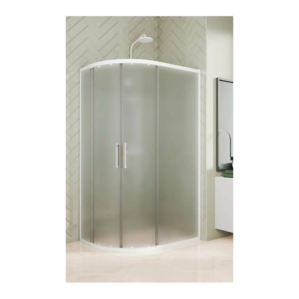 Изображение товара Душевой уголок GuteWetter GWMPKB018RB 95x90 см закаленное стекло матовое