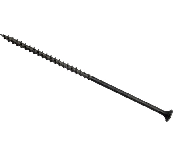 Изображение товара Саморез КРЕП-КОМП черный, по дереву, 4,8х127, 10 шт. чд127мф