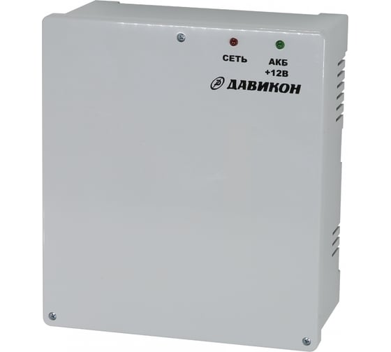 Изображение товара Бесперебойный блок питания с резервом ДАВИКОН ИВЭПР-1230AП