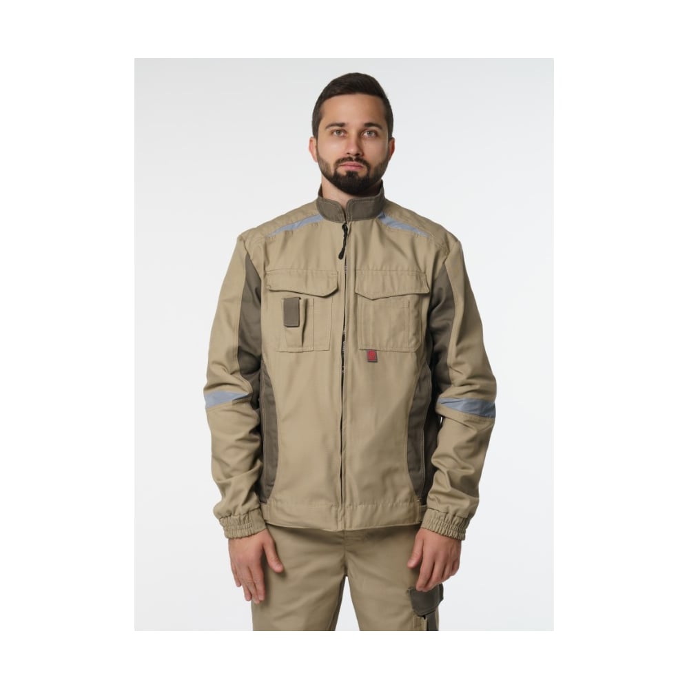 Изображение товара Мужская рабочая куртка Эпицентр №116 бежевый хаки защитная с карманами